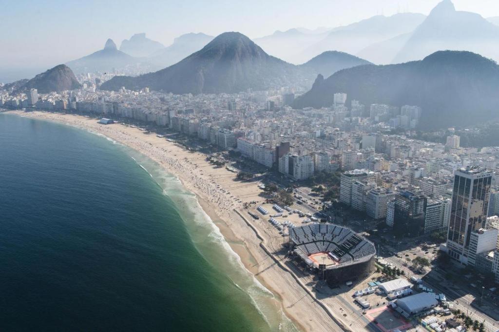 Copacabana 3 Suites, Andar Alto Com Vista Mar, 9 Camas, Enorme, Wifi 300Mb, Ar Condicionado Em Todas Suites, Pauloangerami Mvc1812 ريو دي جانيرو المظهر الخارجي الصورة